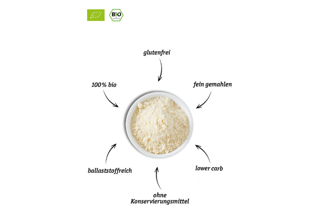 GreenOrganic Bio Premium Mandelmehl